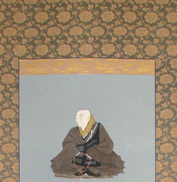 太子町　絵画教室　掛軸　親鸞聖人